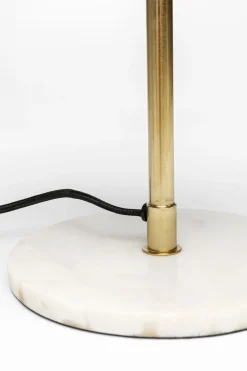 Lampa Stołowa Stal I Marmur Klosz Niebieski Ø30x50 Cm*KARE Design Clearance