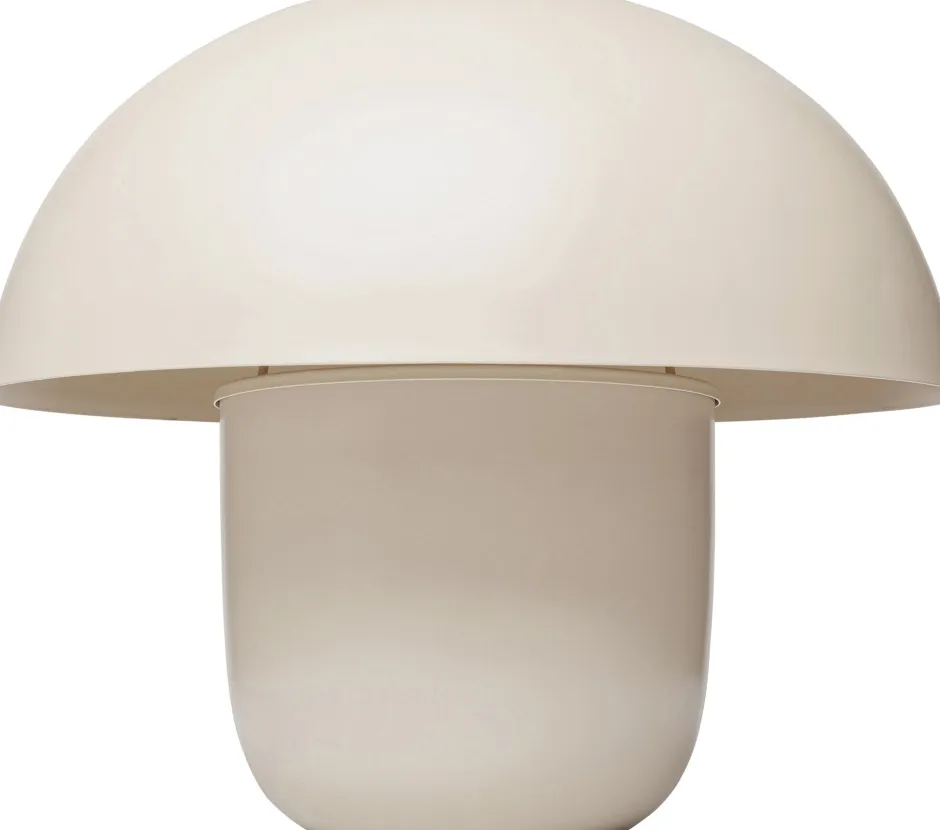 Lampa Stołowa Stalowa Grzybek Kolor Beżowy Ø50x44 Cm*KARE Design New