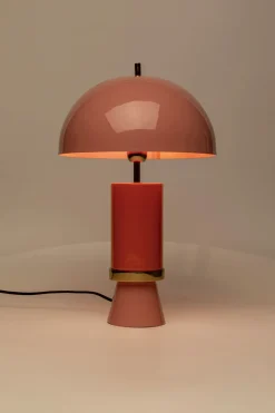 Lampa Stołowa Stalowa Różowo-pomarańczowa Ø30x51 Cm*KARE Design Best