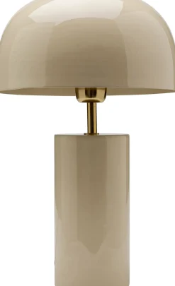 Lampa Stołowa Stalowa W Kolorze Ecru Ø25x38 Cm*KARE Design Best