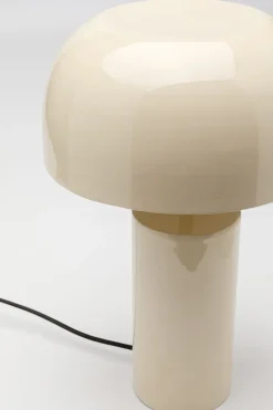 Lampa Stołowa Stalowa W Kolorze Ecru Ø25x38 Cm*KARE Design Best