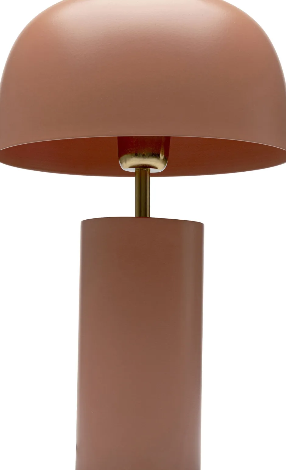 Lampa Stołowa Stalowa W Kolorze Terakota Ø25x38 Cm*KARE Design Outlet