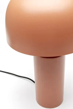 Lampa Stołowa Stalowa W Kolorze Terakota Ø25x38 Cm*KARE Design Outlet