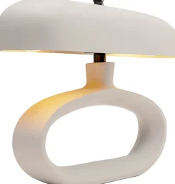 Lampa Stołowa Stalowa W Kolorze Beżowym 37x26 Cm*KARE Design Outlet