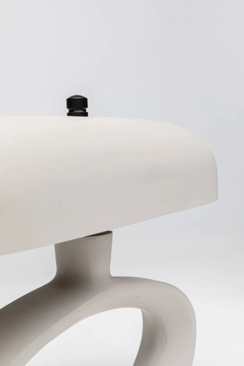 Lampa Stołowa Stalowa W Kolorze Beżowym 37x26 Cm*KARE Design Outlet