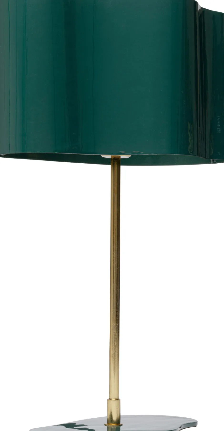 Lampa Stołowa Stalowa W Kolorze Ciemnozielonym 49 Cm*KARE Design