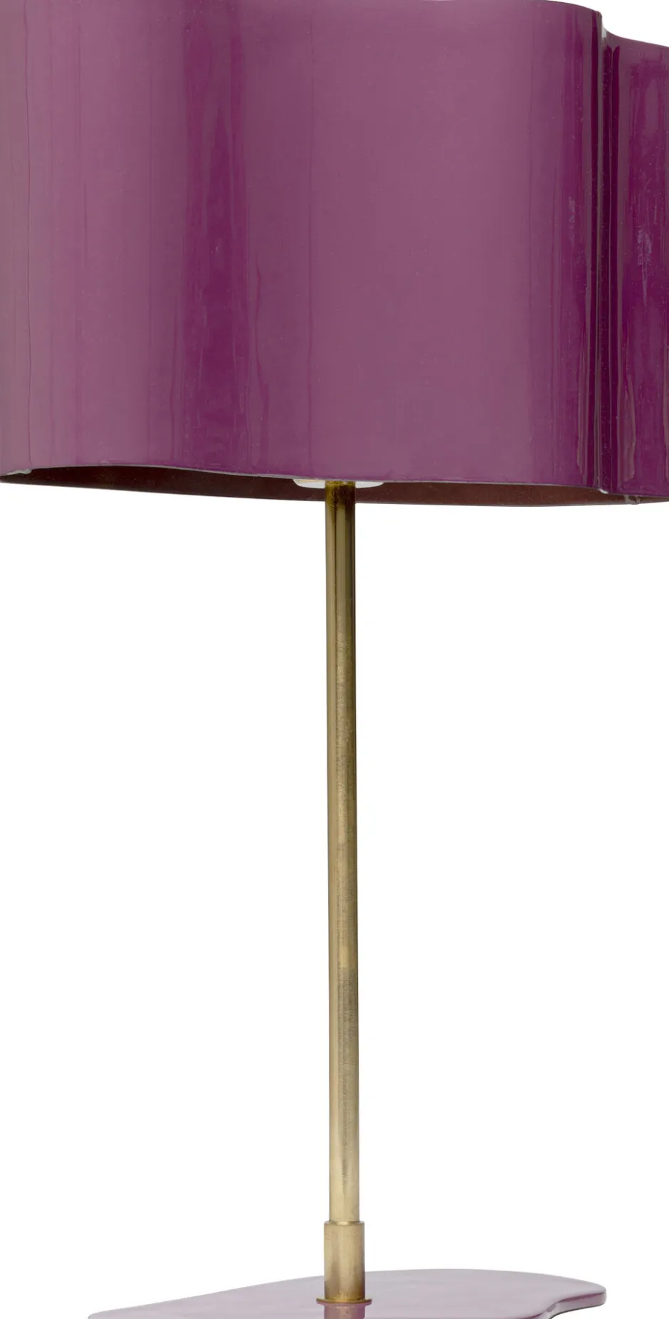 Lampa Stołowa Stalowa W Kolorze Fioletowym 49 Cm*KARE Design Best