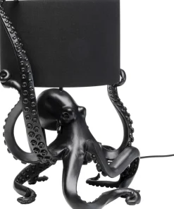 Lampa Stołowa Z Abażurem Czarna Ośmiornica 37x47 Cm*KARE Design Discount