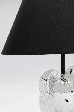 Lampa Stołowa Z Abażurem Miś Szkło Lustrzane Ø26x40 Cm*KARE Design Hot