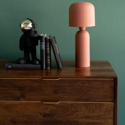 Lampa Stołowa Ze Stali Czerwień Terakotowa 39 Cm*KARE Design Hot