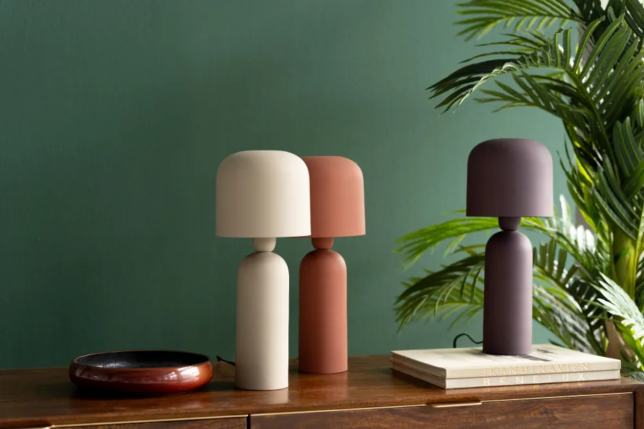 Lampa Stołowa Ze Stali W Kolorze Fioletowym 39 Cm*KARE Design Online