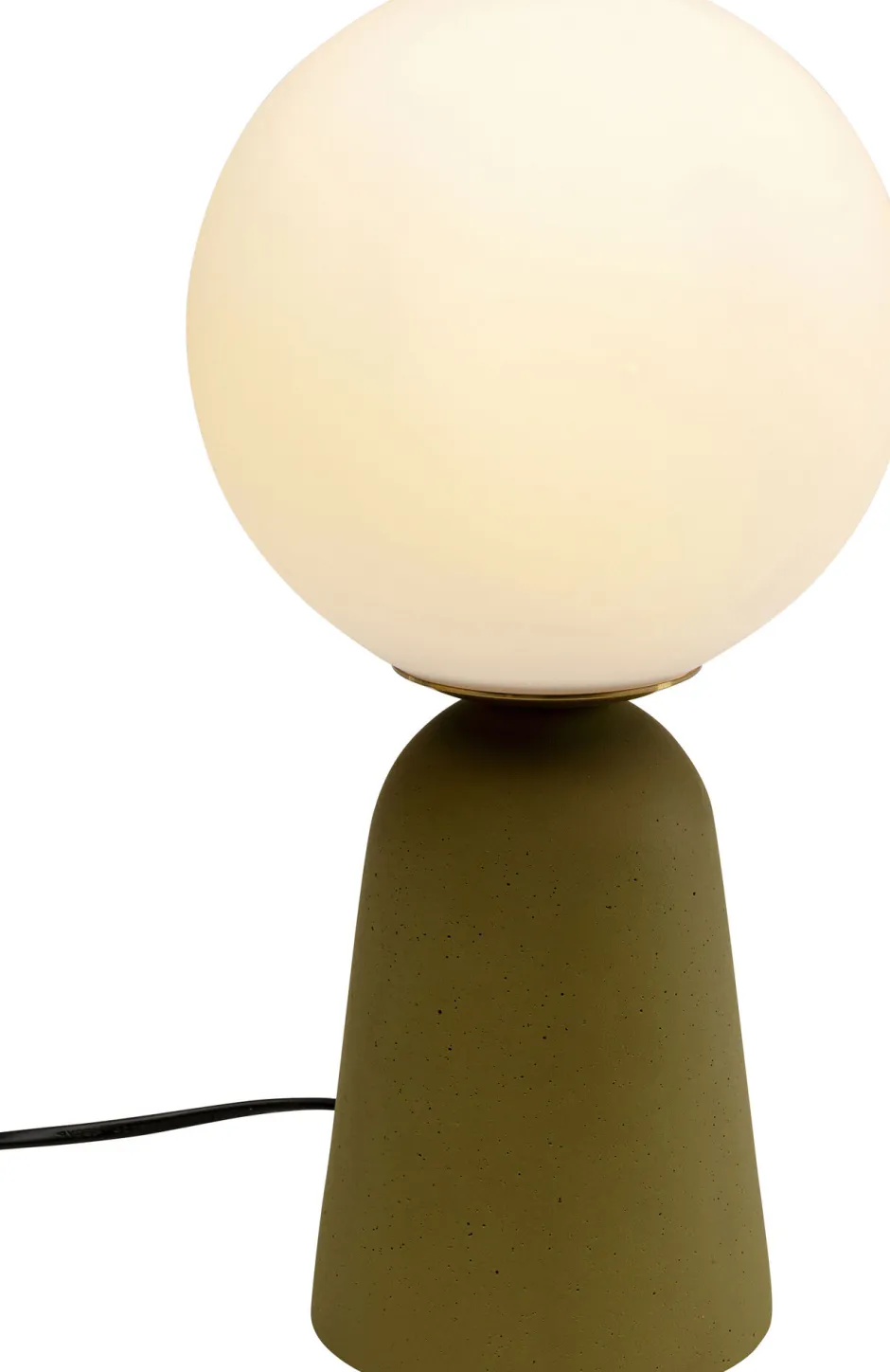 Lampa Stołowa Zielona Klosz Szklana Kula Ø16x31 Cm*KARE Design Clearance