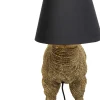 Lampa Stołowa Złota Alpaka Z Czarnym Abażurem 47x59 Cm*KARE Design New