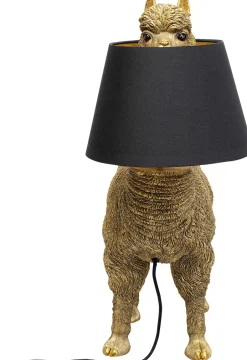 Lampa Stołowa Złota Alpaka Z Czarnym Abażurem 47x59 Cm*KARE Design New