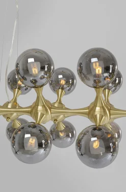 Lampa Wisząca Atomic Balls 140 Cm Złota - Klosze Przydymione*KARE Design