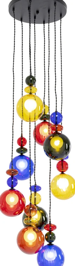Lampa Wisząca Awangardowa Klosze Szklane Kolorowe Ø44x150 Cm*KARE Design Online