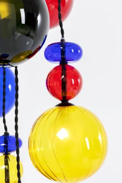 Lampa Wisząca Awangardowa Klosze Szklane Kolorowe Ø44x150 Cm*KARE Design Online