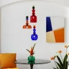 Lampa Wisząca Awangardowa Klosze Szklane Kolorowe Ø48x140 Cm*KARE Design Outlet
