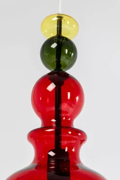 Lampa Wisząca Awangardowa Klosze Szklane Kolorowe Ø48x140 Cm*KARE Design Outlet
