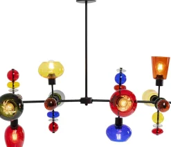Lampa Wisząca Awangardowa Klosze Szklane Kolorowe 105x56 Cm*KARE Design Outlet