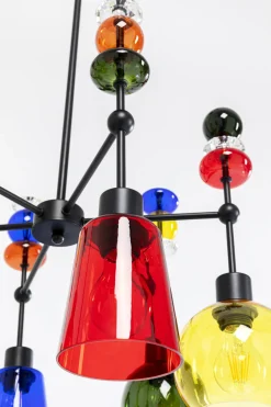 Lampa Wisząca Awangardowa Klosze Szklane Kolorowe 61x88 Cm*KARE Design Best