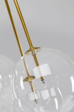Lampa Wisząca Ballooning 66x95 Cm Złota - Klosze Transparentne*KARE Design Best