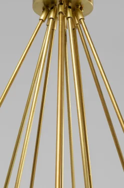Lampa Wisząca Ballooning 66x95 Cm Złota - Klosze Transparentne*KARE Design Best