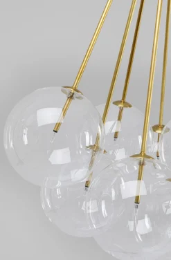 Lampa Wisząca Ballooning 66x95 Cm Złota - Klosze Transparentne*KARE Design Best