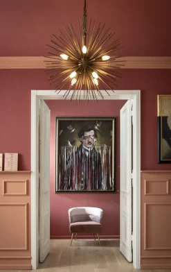 Lampa Wisząca Beam 72x72 Cm Mosiężna*KARE Design Discount