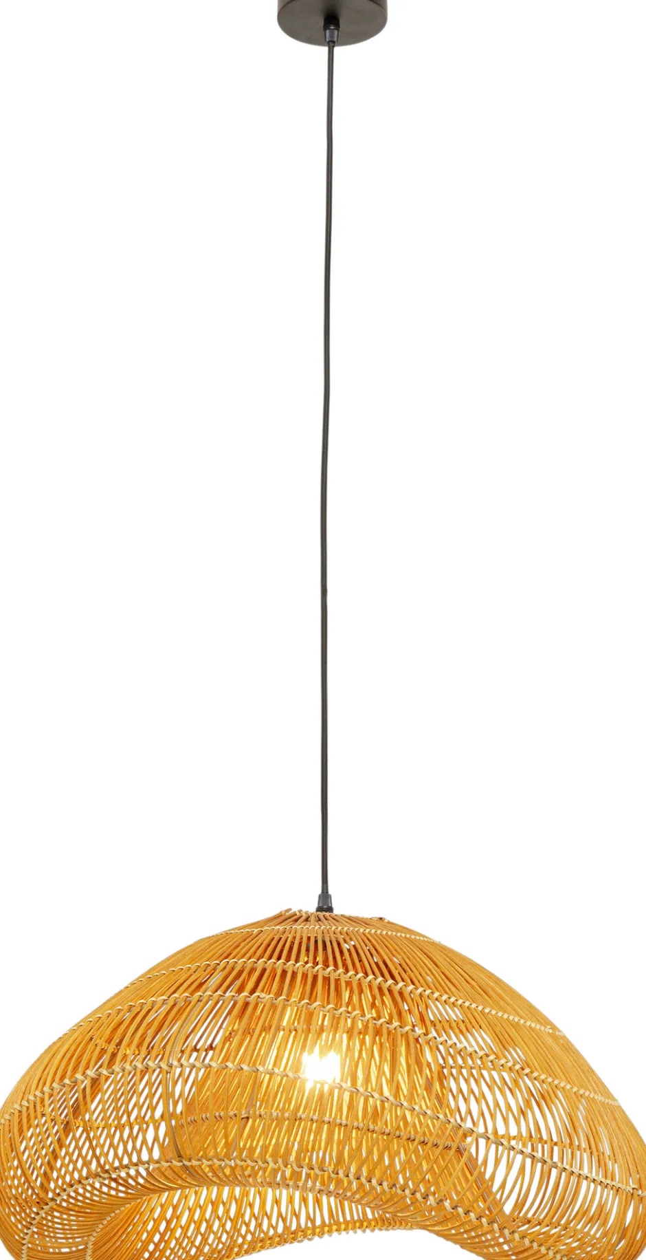 Lampa Wisząca Boho Rattan Naturalny 54x52 Cm*KARE Design Clearance