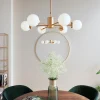 Lampa Wisząca Bolla Ø70 Cm Złota - Klosze Szklane*KARE Design