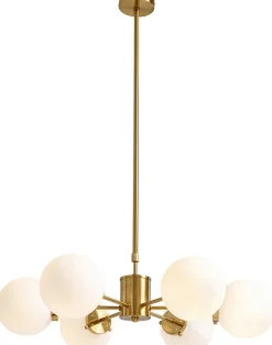Lampa Wisząca Bolla Ø70 Cm Złota - Klosze Szklane*KARE Design