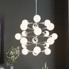 Lampa Wisząca Bulb Fiction 20L Ø102 Cm Srebrna*KARE Design