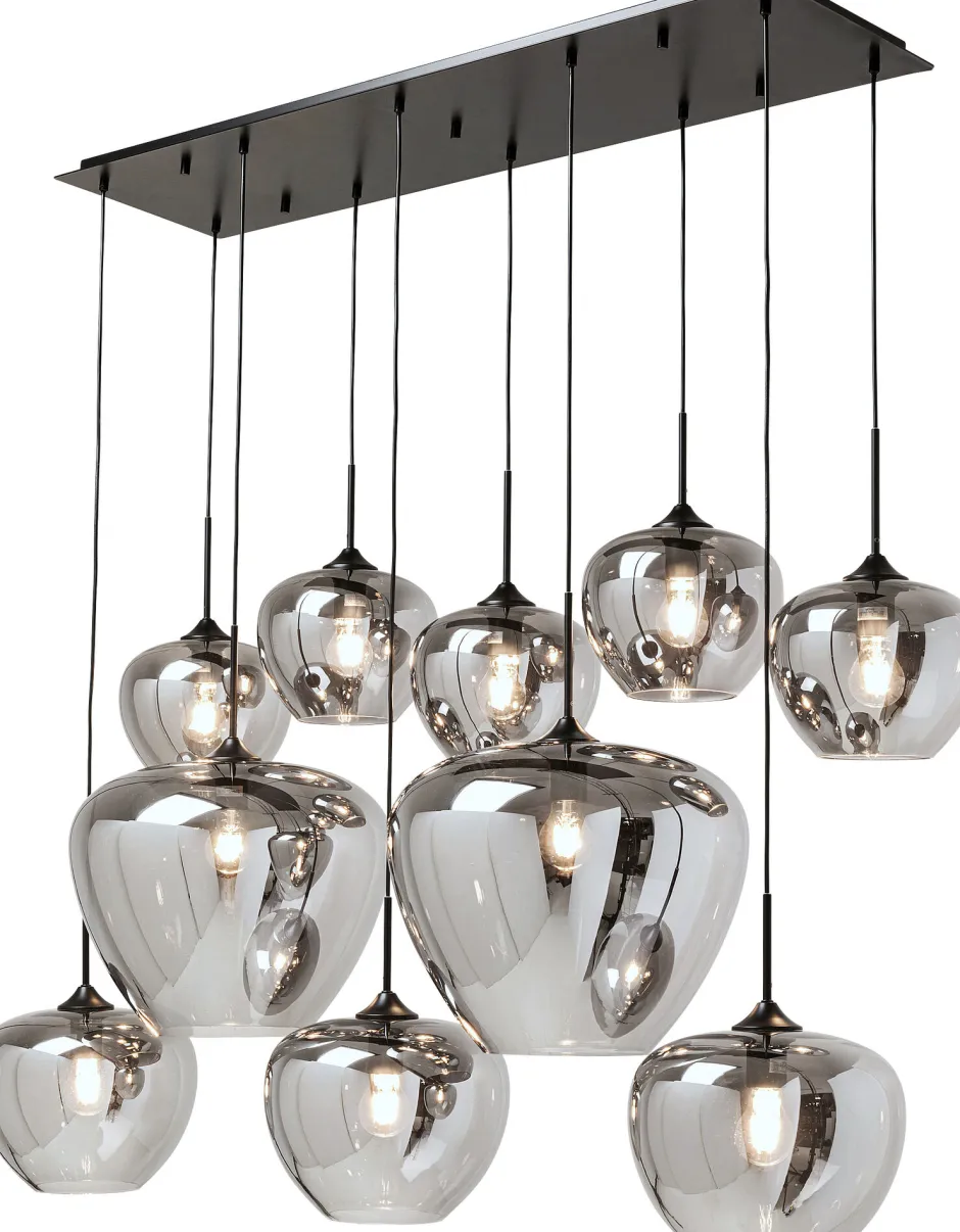 Lampa Wisząca Do Salonu Klosze Przydymione Szklane 110x160 Cm*KARE Design Outlet