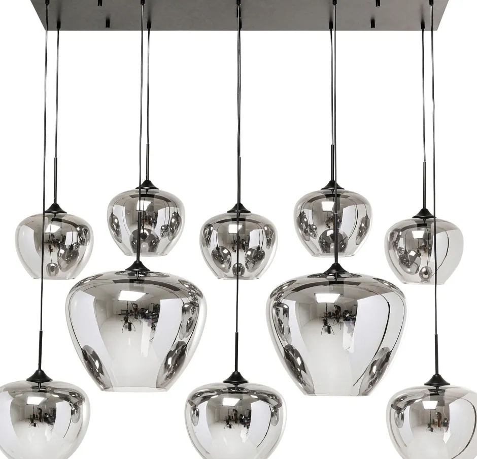 Lampa Wisząca Do Salonu Klosze Przydymione Szklane 110x160 Cm*KARE Design Outlet