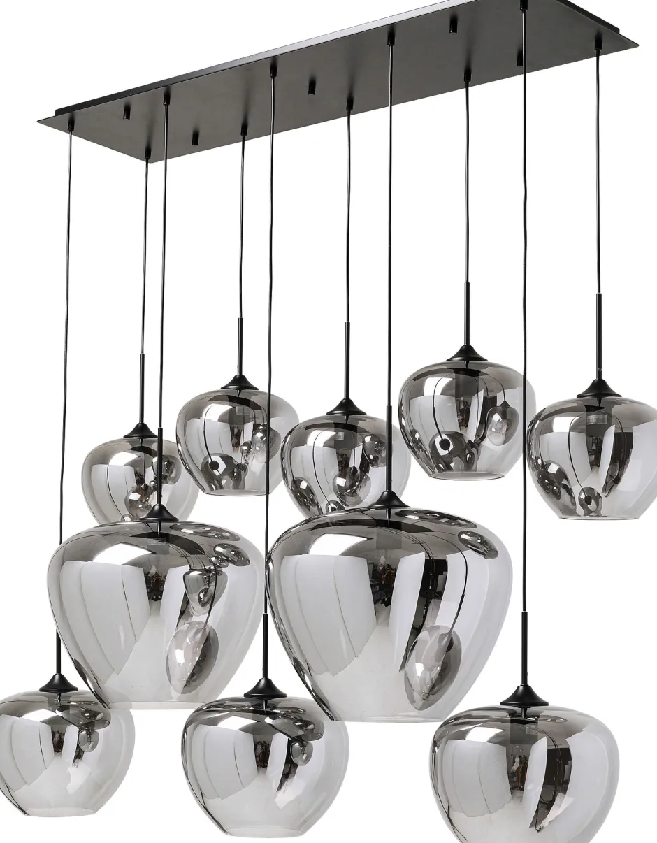 Lampa Wisząca Do Salonu Klosze Przydymione Szklane 110x160 Cm*KARE Design Outlet