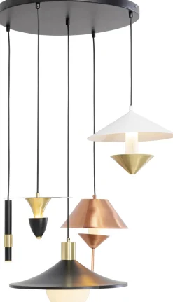 Lampa Wisząca Do Salonu Stalowa 5xG9 Ø50 Cm*KARE Design Clearance