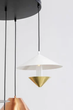 Lampa Wisząca Do Salonu Stalowa 5xG9 Ø50 Cm*KARE Design Clearance