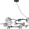 Lampa Wisząca Duża Z Lustrzanymi Szklanymi Kloszami 150x150 Cm*KARE Design New
