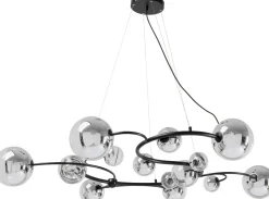 Lampa Wisząca Duża Z Lustrzanymi Szklanymi Kloszami 150x150 Cm*KARE Design New