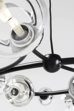 Lampa Wisząca Duża Z Lustrzanymi Szklanymi Kloszami 150x150 Cm*KARE Design New