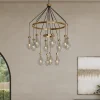 Lampa Wisząca Highlight 12L Ø97 Cm Czarno-złota - Klosze Transparentne*KARE Design