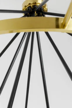 Lampa Wisząca Highlight 12L Ø97 Cm Czarno-złota - Klosze Transparentne*KARE Design