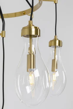 Lampa Wisząca Highlight 12L Ø97 Cm Czarno-złota - Klosze Transparentne*KARE Design