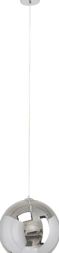 Lampa Wisząca Kula Srebrna Szkło Galwanizowane Ø35 Cm*KARE Design Outlet