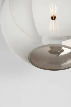 Lampa Wisząca Kula Srebrna Szkło Galwanizowane Ø35 Cm*KARE Design Outlet