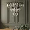 Lampa Wisząca Lasmina 91x110 Cm Czarna - Klosze Szklane*KARE Design Best