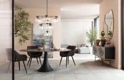 Lampa Wisząca Lasmina 91x110 Cm Czarna - Klosze Szklane*KARE Design Best