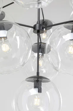 Lampa Wisząca Lasmina 91x110 Cm Czarna - Klosze Szklane*KARE Design Best