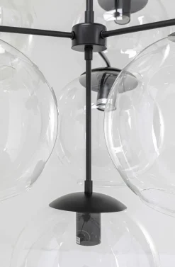 Lampa Wisząca Lasmina 91x110 Cm Czarna - Klosze Szklane*KARE Design Best